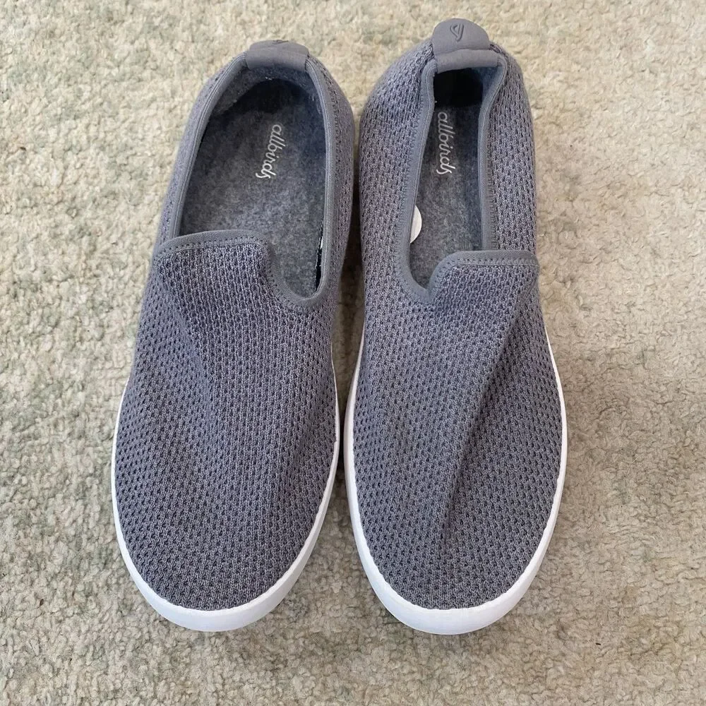 Allbirds Women’s Size 11 TL Tree Loungers Gray Knit Slip On Shoes Sneakers